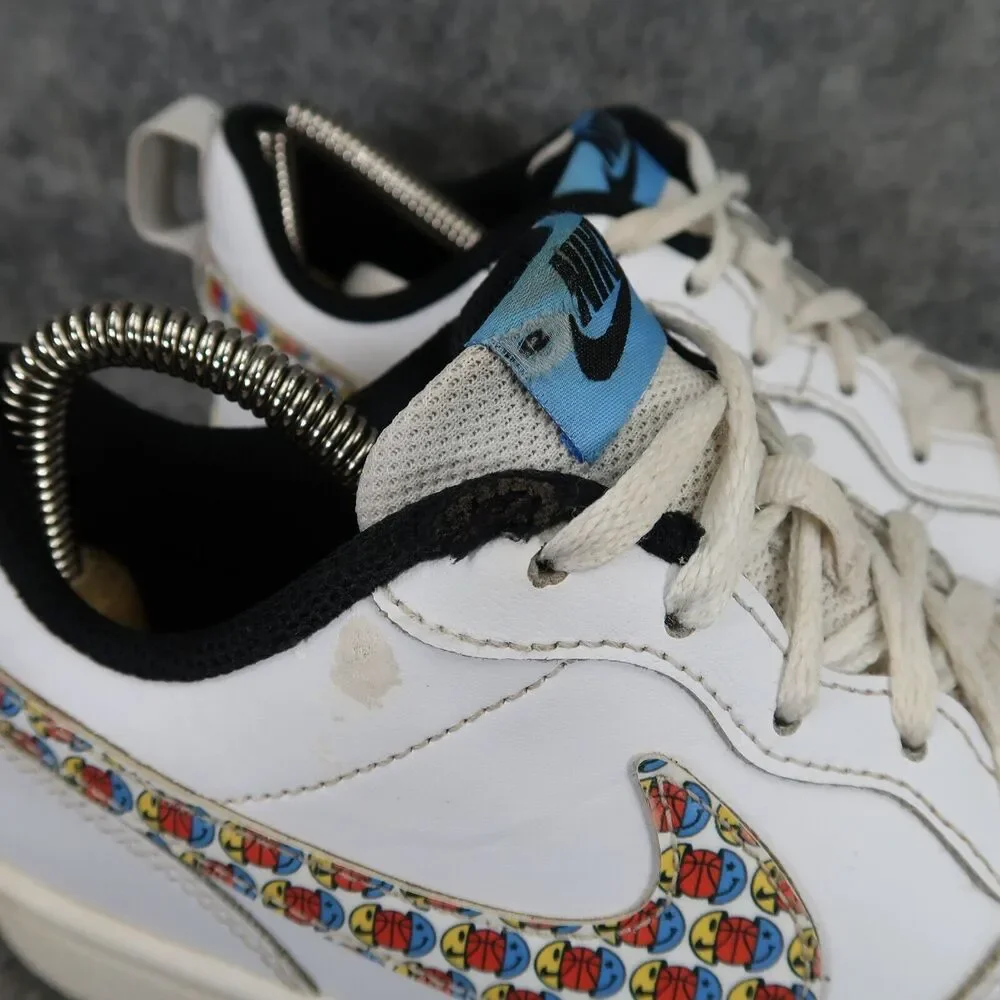 Nike Shoes Kids 5 Sneakers Court Borough Low Athletic Trainers Basketball Swoosh - Picture 4 of 16
